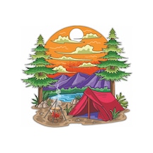 Camping Off Road Wildlife Kamp Adventure Offroad Sticker 02180