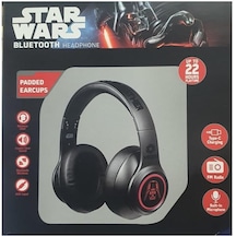 Star Wars Darth Vader Bluetooth Kulaklık Led Işıklı Mikrofonlu Kablosuz Radyolu Lisanslı Sw-2021-ds