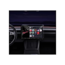 Multimedya Ekran Koruyucu- Kırılmaz Şeffaf Nano Teknoloji Tesla Model Y Makyajlı Kasa 2025 İle Uyumlu Genel