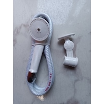 Aklan Plastik Başlık Hortum Mafsal Duş Seti Duş Takımı 1/2