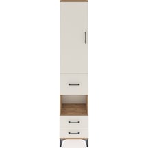 Arges Dolap 4 Raflı 3 Çekmeceli Tek Kapaklı 44x30x221 Çam-aytaşı Atlas Çam