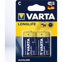 Varta 4114 Longlife Alkalin Orta Boy C Pil 2'li