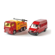 Siku 1667 Breakdown Truck Wıth Van Metal Plastik Oyuncak Çekici