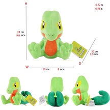 Treecko Peluche Pokemon Peluş Oyuncaklar  Bebekler Karikat-Treecko 11 CM-30 CM