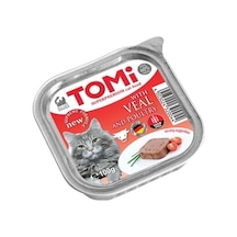Tomi - 187 - Kedi Dana Etli Ve Kümes Hayvanlı Alüminyum Yaş Mama - Aconcept - 100gr Pate