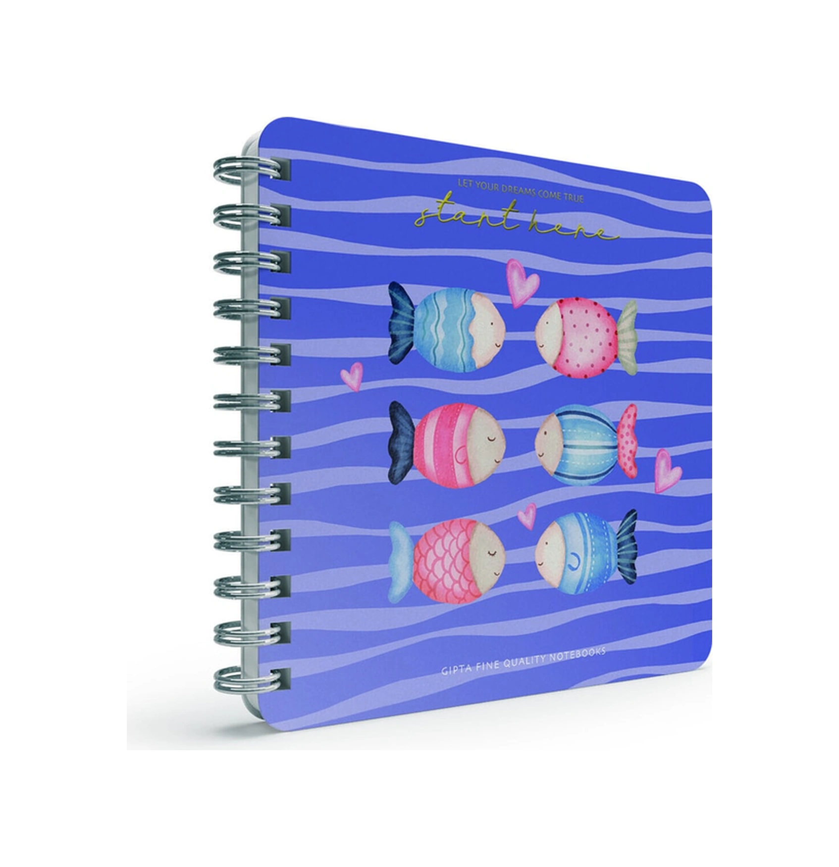 Start Spiralli Sert Kapak Not Defteri 16x16cm 100 Yaprak Noktalı 3 Lü Paket 5925 Karışık