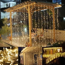 Dd70yt1365 320 Led 8 Fonskiyonlu Dekoratif Led Günışığı Perde, 2x2 Metre .