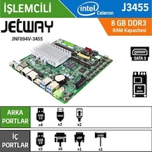 Jetway Jnf894v-3455 Intel Celeron N3455 Fansız Endüstriyel Min