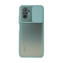 Redmi Note 10 Kılıf Palm Buzlu Kamera Sürgülü Silikon - Turkuaz Bzsxx00 1