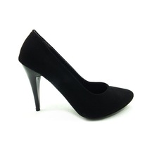Çarıkçım Stiletto Kadın Ayakkabı Siyah-Süet 61 700