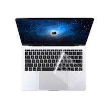 Noktaks - Macbook 15.4' Pro A1286 Retina Uyumlu - Klavye Koruyucu Şeffaf Silikon Ped - Şeffaf - T25519 Şeffaf