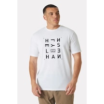 Helly Hansen Skog Recycled Graphic T-shirt Hha.63082 002 Beyaz