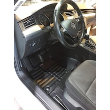 Neo5D Vw Passat B8/B8.5 2015-Günümüz Siyah Havuzlu Deri Paspas