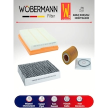 Wöbermann Bmw 1.16i F20/F21 Filtre Bakım Seti 2012-2015 3'lü Karbonlu