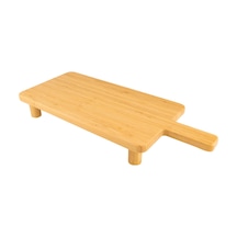 Bambum Mogni Ayaklı Sunum Tepsisi 43x18 Cm Renkli