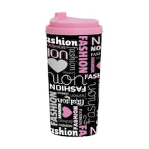 470Cc Kahve Bardağı Fashion Yazılı Çok Renkli