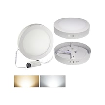 Alles 24w Günışığı Sıva Üstü Yuvarlak Led Panel Gün Işığı