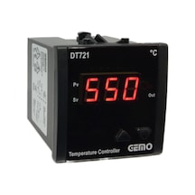 Gemo Dt721-230vac-r ,72x72mm 110v..220vac Tc-j Kontak-1a1k Isı Kontrol
