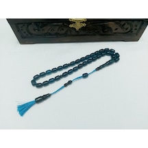 Juaind Hasan Usta İşçilikli Ateş Kehribar Tesbih Ölçü: 8 X 11