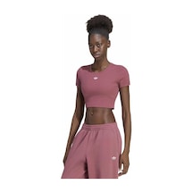 Kt4756-k Adidas Ess Rıb Tee Kadın T-shirt Bordo Kt4756-k