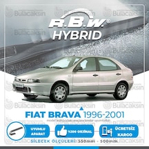 Rbw Hybrid Fiat Brava 1996 - 2001 Ön Silecek Takımı - Hibrit
