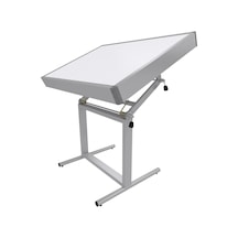 70x100 Cm Profesyonel Çizim Masası Ayaklı Ledli-pan913 Gri