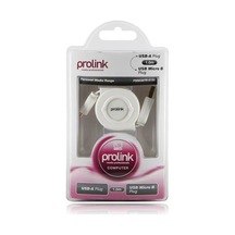 Prolink Pmm387r-0100 Makaralı Kablo Usb A-usb Micro B 1 Metre