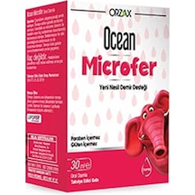 Ocean Microfer Damla 30 Ml Demir Desteği 4-10 Yaş Grubu Çocuklar İçin Günde 1 Ml'dir...