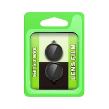 Samsung Galaxy Z Flip 6 Raze Metal Kamera Lens - Siyah -