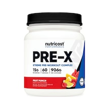 Nutricost Pre-x Xtreme Pre-workout Complex Powder, 60 Serving...