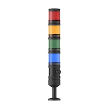 Mesan Ø70 4 Kat Işıklı Kolon Multi Led Buzzer Tüp Montaj 110-220vac Ms 468.1.3.2.5.110-220vac