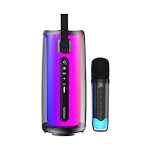 4 Adet Mikado Md-17bt Capella Siyah 10w 1 Rgb Mikrofonlu Transparan/bt/tf Kart/aux/usb Tws 1800 Mah Bataryalı Speaker