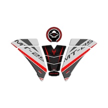 GP Kompozit Yamaha MT-25 2020-2024 Uyumlu Tank Pad Seti Kırmızı