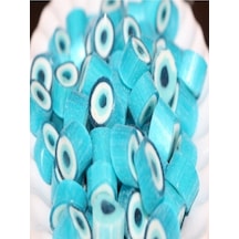 Nazar Boncuğu Desenli Lolly Akide Şekeri 1000 Gr