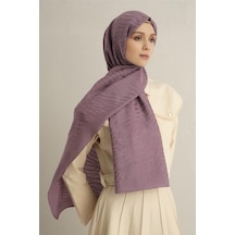 Armine Pamora Zebra Desen Şal 1 42 Mor