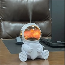 Mighty Astronot 240 Ml Usb Ultrasonik Oda Ve Araba Hava Nemlendirici Buhar Makinesi Aroma Difizörü
