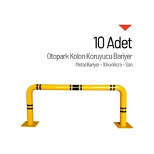 10'lu Set Otopark Kolon Koruma Bariyeri 104x46 Cm-688