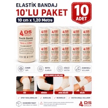 Elastik Bandaj 10x 1,20 Metre 10'lu Ds Sağlık