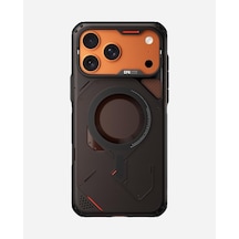 Aulumu Apple İphone 17 Pro Max İle Uyumlu A17 Rugged Outdoor Magsafe Silikon Kılıf