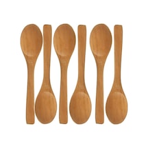 Bambu 6 Ahşap Kaşık Takımı 13Cm