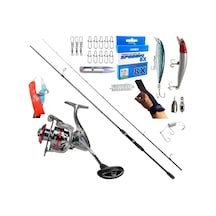 Okuma Wave Up 270cm 10-40gr Prime 3000 Rapala Maket Balık Spin Olta Takımı Seti