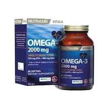 Nutraxin Omega 3 Balık Yağı 2000 Mg 60 Softgel