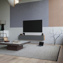 L'occi Concept Delphin Tv Ünitesi DLP8-AA Çam-Antrasit