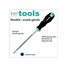 Weber Tools Esnek Lokma Tornavida 60 x 160 MM