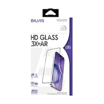 Apple İphone 16 Pro Max Bilvis 3x Ar Hd Cam Ekran Koruyucu - Siyah Renkli