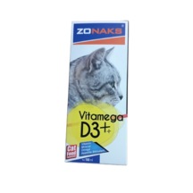 Zonaks Kediler İçin D3 ve Omega 3-6-9 Vitamin 100 ML