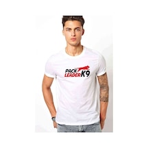 Pack Leader K9 Baskılı Beyaz Erkek Tshirt