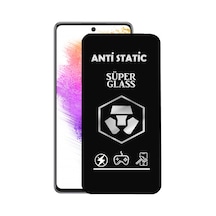 Samsung Galaxy A73 ile Uyumlu Tam Kaplayan Anti Statik Dayanıklı Süper Cam Ekran Koruyucu