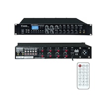 Westa Wm-450ut 450w 6 Bölge Kontrollü Profesyonel Mikser Anfi Bluetooth, Usb Ve Eko Destekli Hat Trafolu Güç Ünitesi