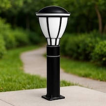 Zita Kupa 50 Cm Set Üstü Bahçe Lambası E27 Duylu, Değiştirilebilir Ampul, Ip54, Uv Dayanıklı, Kırılmaz Abs Gövde, 220v, Yerli Üretim Bahçe Aydınlatma Armatürü Ampulsüz .